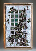Stained glass window, 19th c.