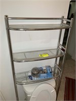 CHROME OVER THE TOILET RACK 24 IN X 60 IN