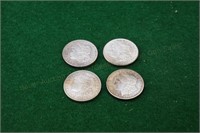 (4) 1921 Morgan Silver Dollars