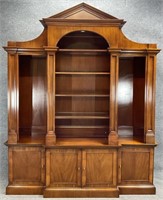 Mahogany Breakfront Bookcase