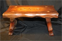 Wooden Cottage Style Stool
