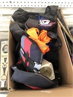 life jackets in box