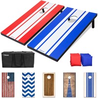 GoSports Classic Cornhole Set – Includes 8 Bean Ba