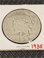 1935 S Peace coin