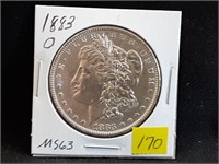 1883O Morgan Dollar