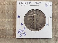 1943 Walking Liberty Half Dollar G