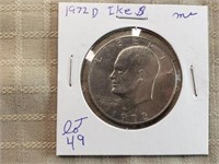 1972D Eisenhower Dollar MS65