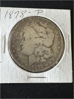 1878 - P MORGAN SILVER DOLLAR