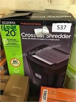 paper shredder - damaged