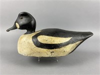 Goldeneye Drake Duck Decoy Attributed to Irvin