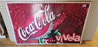 Metal Coca-Cola Sign 36" X 23-1/2"