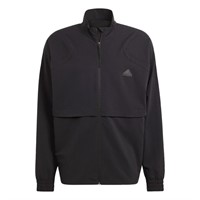 Adidas Mens CITY ESCAPE Q3 TRACK TOP JACKET, BLACK