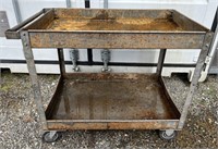 Another Rolling Metal Cart, This One Has Handle on