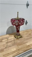 Bohemian Cut Crystal Lamp
