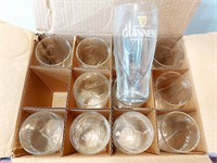 12 - GUINESS GLASSES