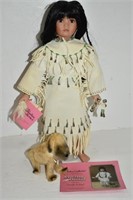 Thunder & Wind Native American Loving Heart Doll