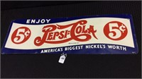5 Cent Pepsi Cola Adv. Sign (8A)