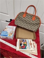 Baby sitter club books, wax vac and purse