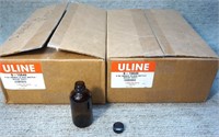 ULINE AMBER GLASS BOTTLES