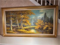 Beautiful Cantrell Framed Canvas Painting