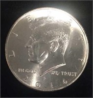 2014-P 50th anniversary Kennedy half dollar