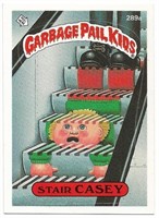 Garbage Pail Kids 7th Ser Sticker 289a Stair Casey