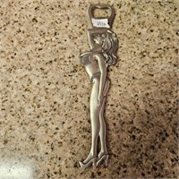 Risque Woman Pewter Bottle Opener
