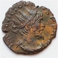VIRTVS AVG Victorinus AD269-271 Coin Billon