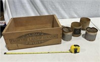 Vintage Box/ Oil Cooking Wicks