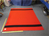 large red hudson's bay 4pt blanket