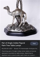 Q - ANGLO-INDIAN FIGURAL PALM TREE BOWL (S40)