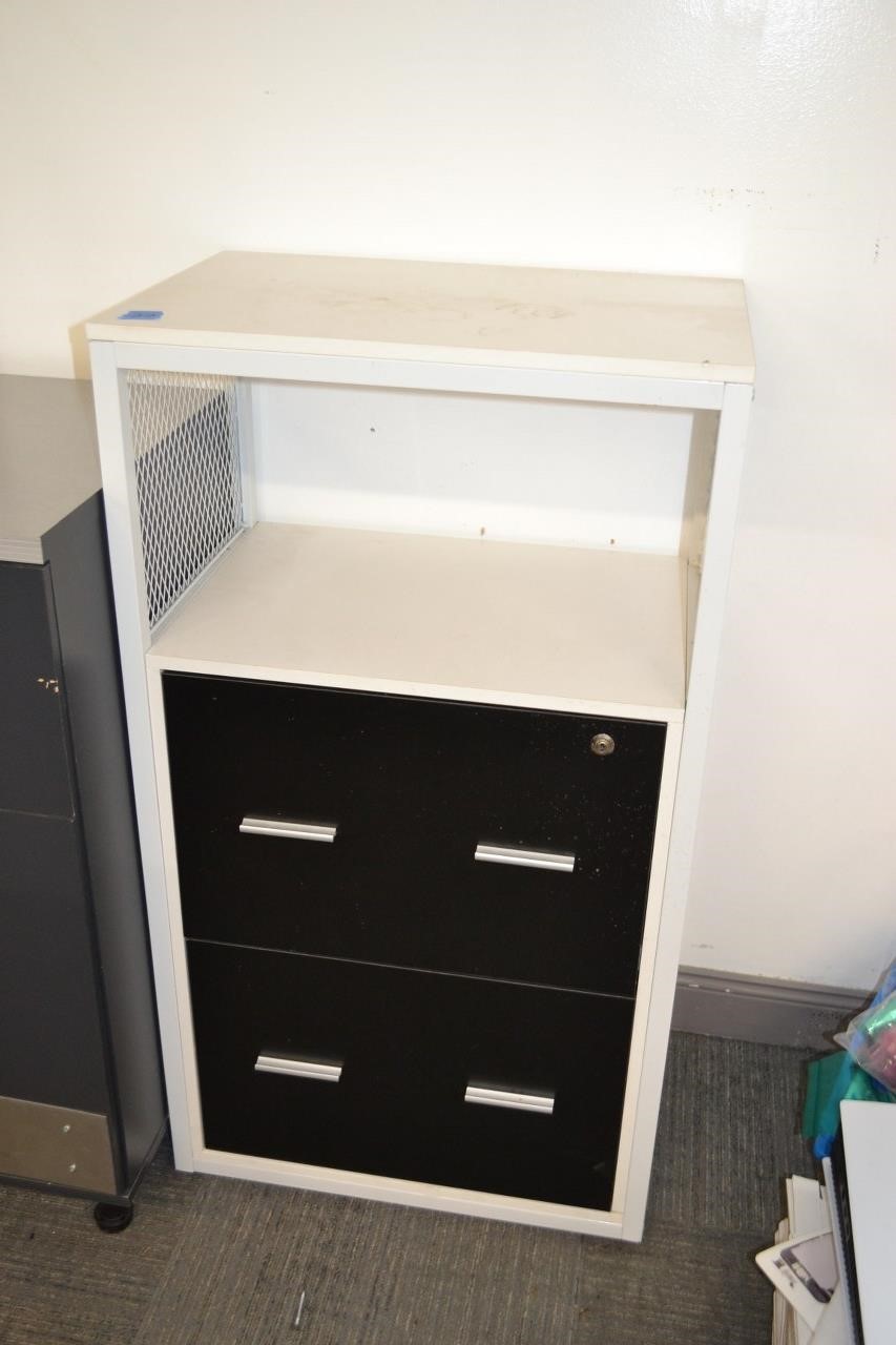 22: organizer shelving unit with drawers