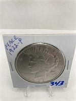 1922 Peace  Dollar XF/ Unc