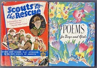 Vintage Boy Scout & Poems Children's Books