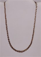 Tri-Colored Braided Necklace (Marked 14K)