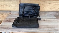 2 leather bags