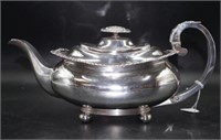 George III sterling silver Regency teapot