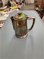 Vintage Statler Hotel Silver Soldered Pitcher