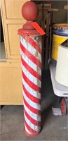 Antique barber pole
