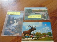 3 Postcards-Duchesnay Falls, Bay Of Quinte, Dryden