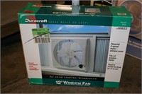Duracraft 12" Window Fan  in box