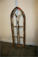 Gothic Wooden Window Look Decor