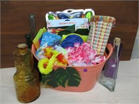 40 + Pc Box Lot Party Supplies, Bottles, Vases +