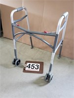 24" walker w/ double wheels