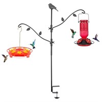 FEED GARDEN Deck Bird Feeder Pole, 42 Inches,