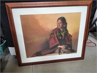 Penni Anne Cross Native American Signed Print