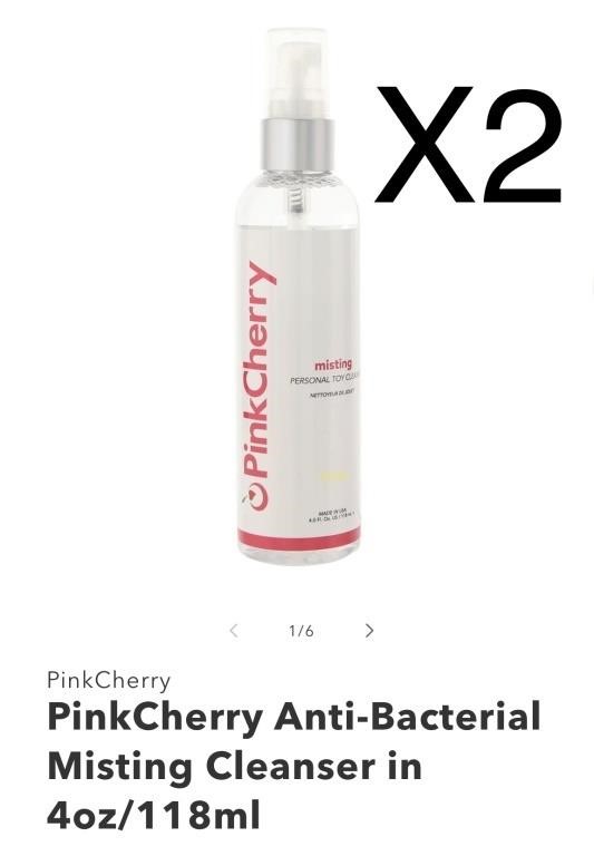 X2 PinkCherry Anti-Bacterial Misting Cleanser in