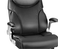 Deluxe Leather Chair - Black