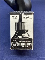 Higgins ink bottle in box black