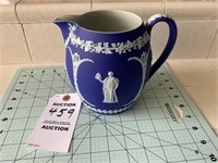 Wedgwood Jasperware Cobalt Blue Pitcher